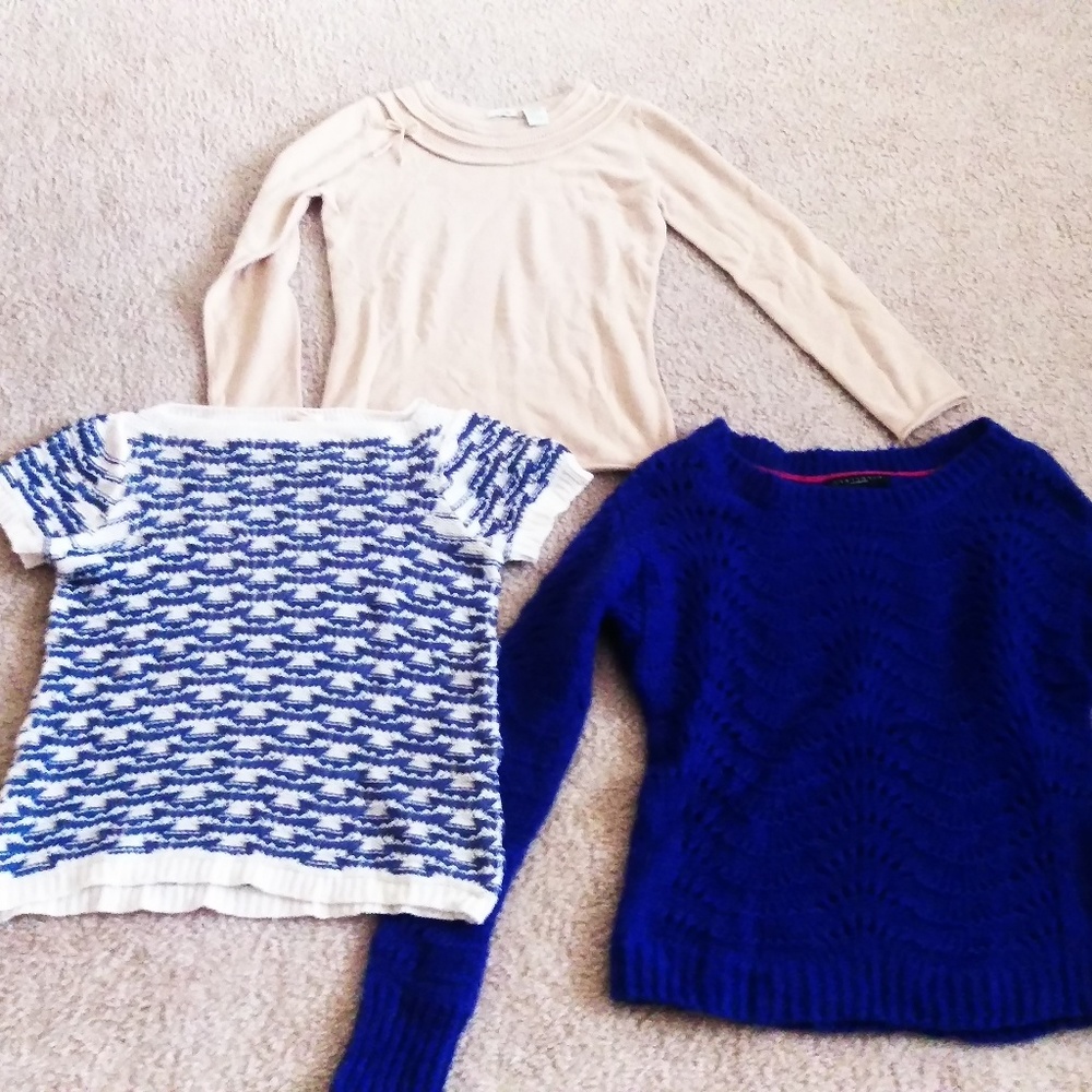 Anthropologie Sweater Bundle Sz XS
